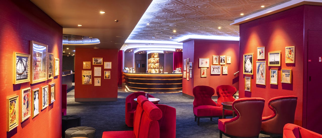 Le Cabaret Rouge inspired by French cabaret lounges of the 1920s