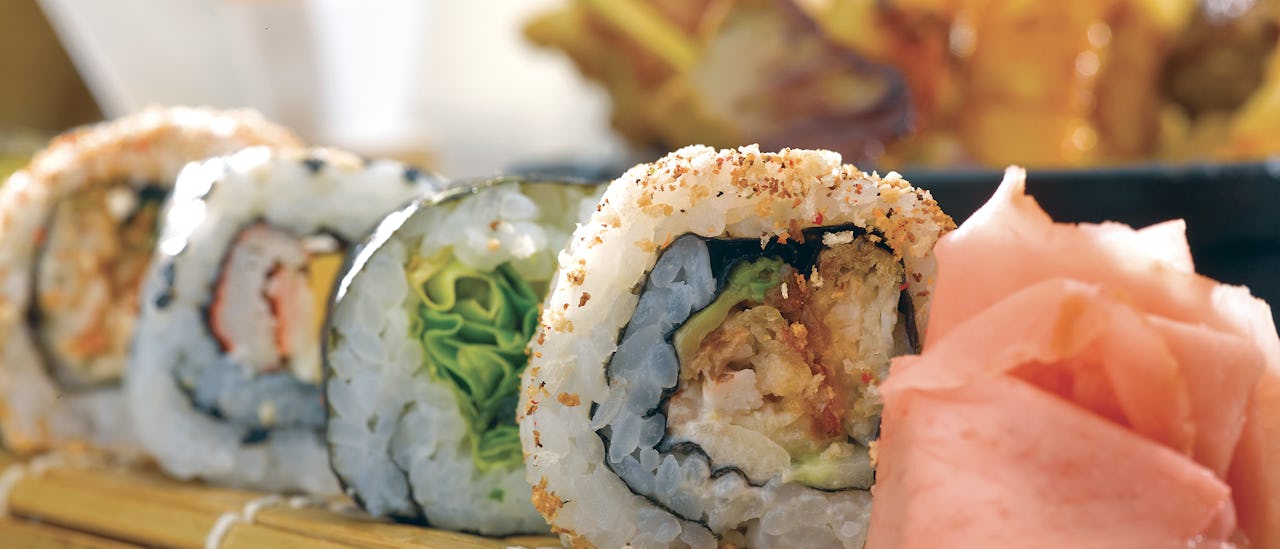 Sushi time at Red Ginger