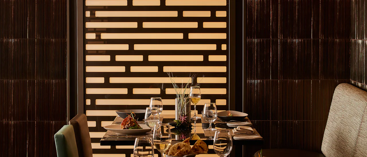 Exotic mystery, at the Asian-accented "Indochine"