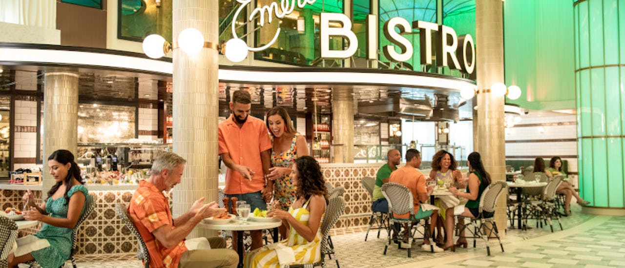 Fried oysters, duck & sausage gumbo, po-boy sandwiches, fresh ceviche and much more at Emeril's Bistro