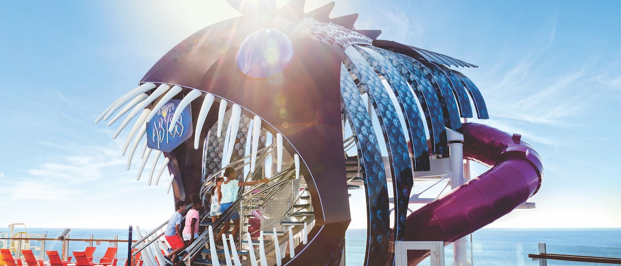 The 10 story slide the Ultimate Abyss