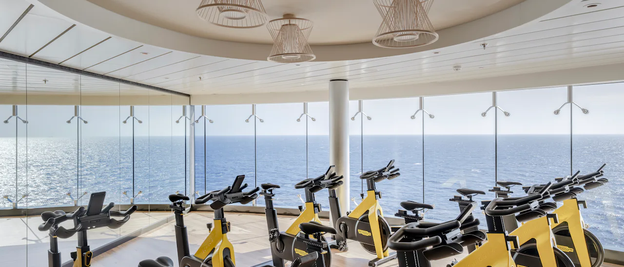 Exercise with ocean views