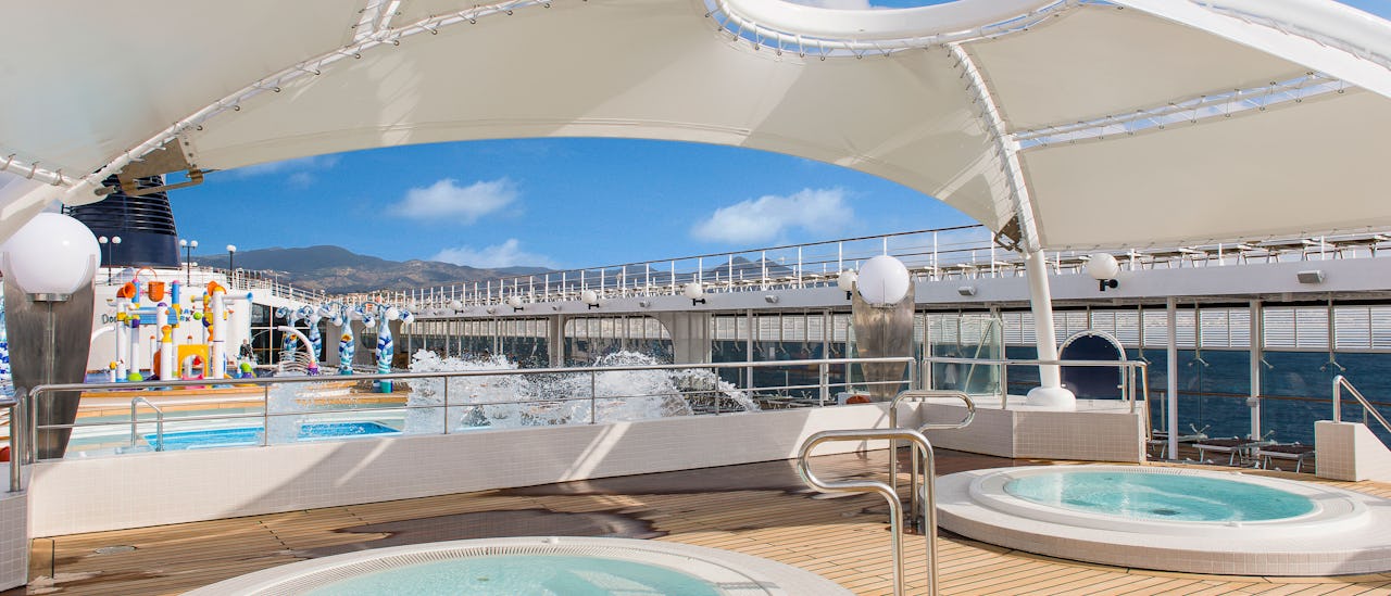 Two of numerable jacuzzis