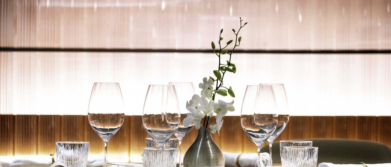 Fine dining at Le Voyage, a new restaurant by world-renowned chef Daniel Boulud