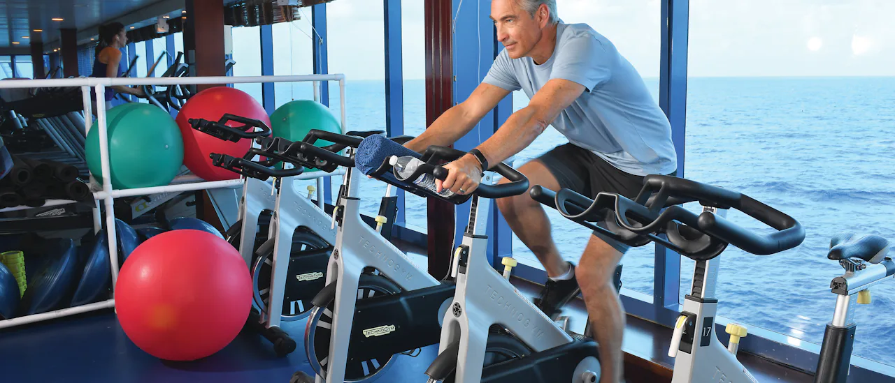Exercise with sea view