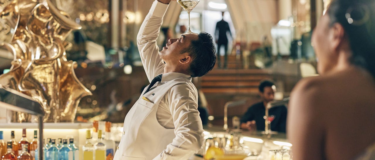 Enjoy a drink in Martini Bar!