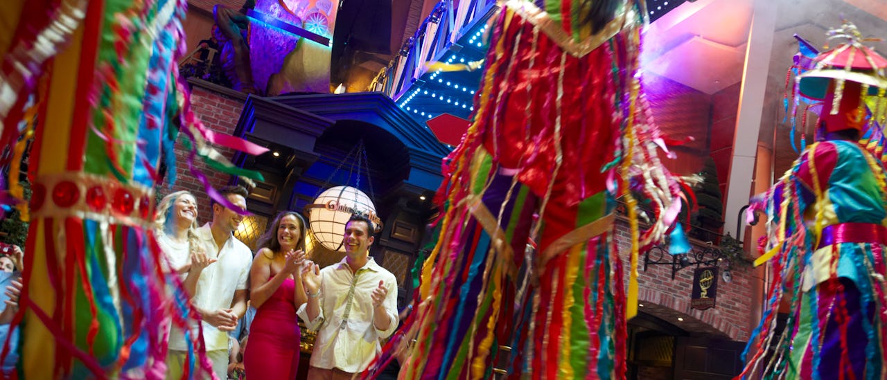 Family friendly parades on the Royal Promenade